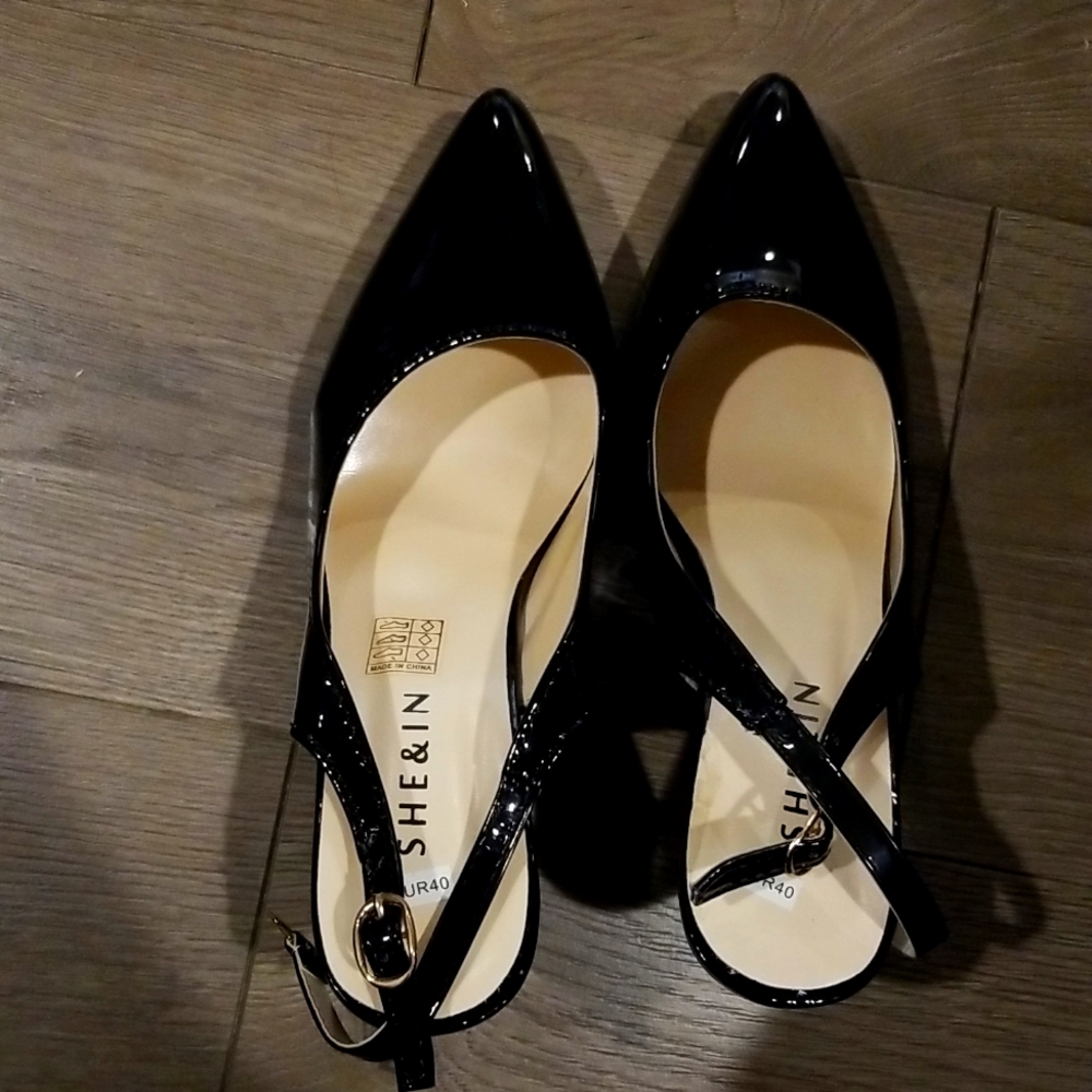 Shein Slingback Pumps 2.5-3" sz 8